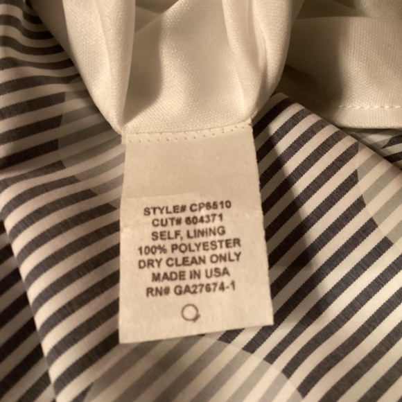 Eva Franco Anthropologie Polka Dot Top Ruffle Detail One Shoulder Striped - Picture 10 of 10